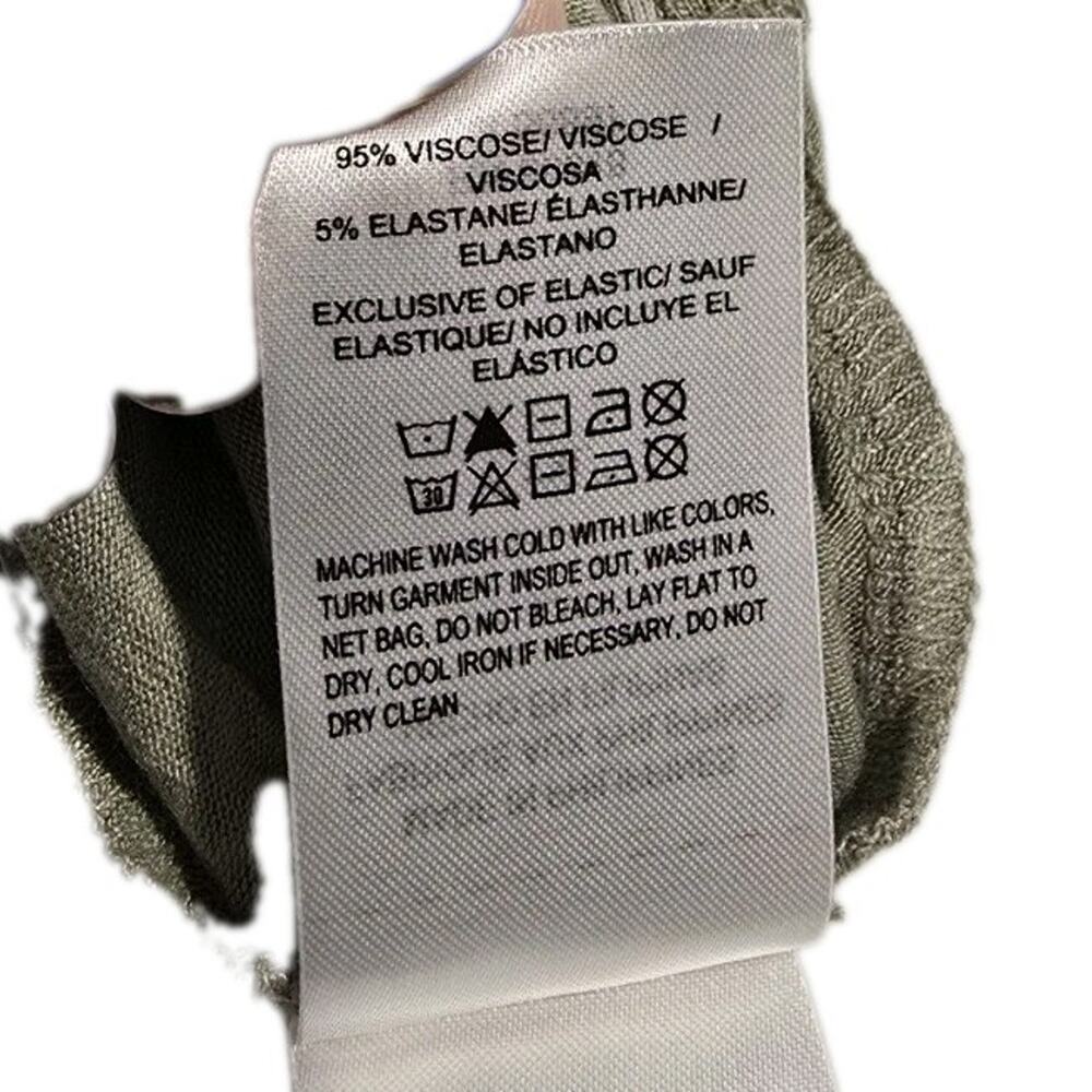 NWT Lucky Brand LA Womens XXL Sage Green Floral Maxi Dress Boho Cottagecore - Picture 11 of 12